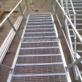 Aço galvanizado por imersão a quente Grating Outdoor Stair Treads